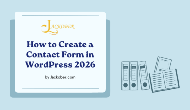 How to Create a Contact Form in WordPress 2026